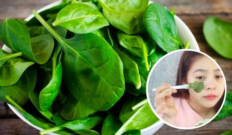 3 loại mặt nạ từ loại cải bó xôi quen thuộc, dưỡng da mịn màng hiệu quả
