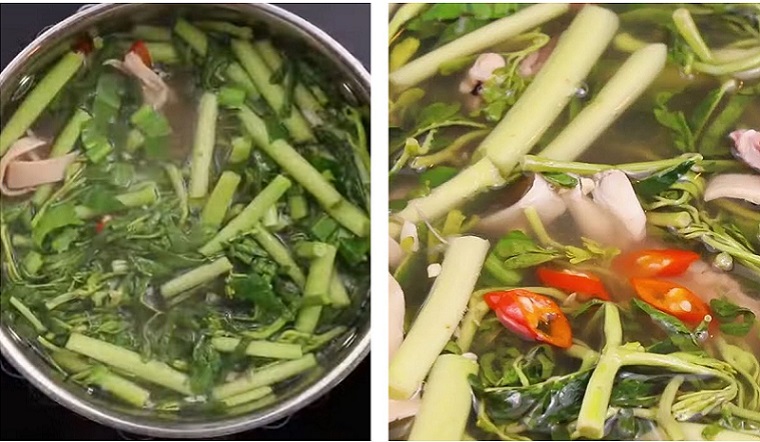 Cách làm canh rau nhút nấu khô mực thanh mát, dễ thực hiện