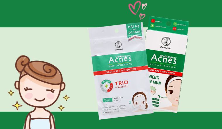 Top 2 loại mặt nạ Acnes giúp trị mụn, dưỡng da hiệu quả