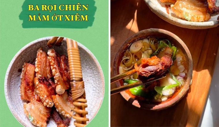 Vào bếp làm món ba rọi mắm ớt xiêm giòn rụm, cay tê cực mê | KhaiStore.vn