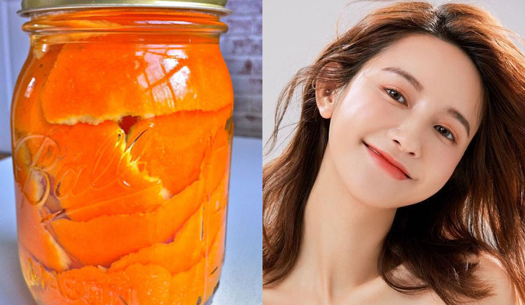 Vỏ cam ngâm giấm - làm thì dễ mà còn dưỡng da cực đỉnh