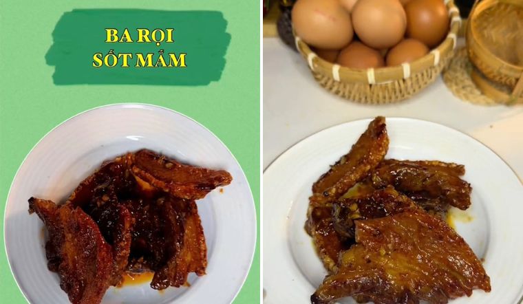 Vào bếp làm món ba rọi sốt mắm giòn rụm, đậm đà, cực bắt cơm