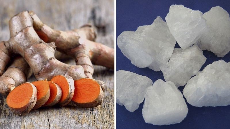 Dùng nghệ làm giảm vết bầm