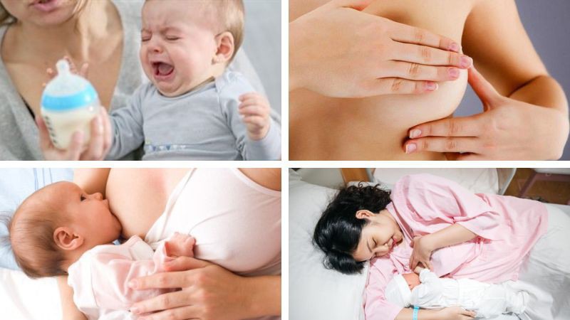 Việc cần làm khi bé quấy khóc khi bú