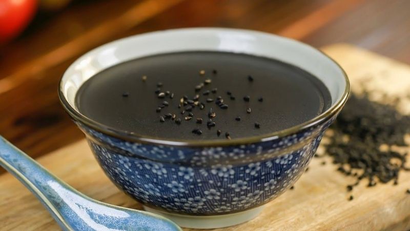 Nên dùng chè mè đen 2 lần/ngày