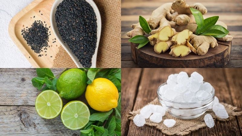 Nguyên liệu làm cao mè đen giúp tăng vòng 1