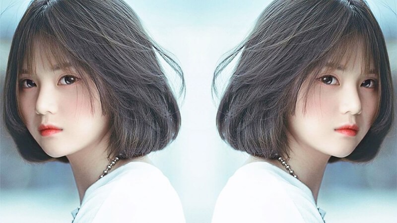 Tóc mái thưa ngắn