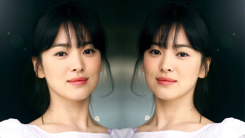 Tóc mái thưa Song Hye Kyo