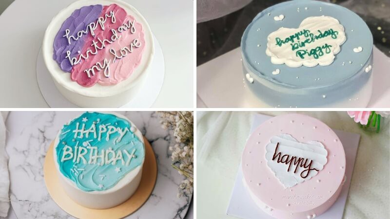 Những mẫu bánh kem đơn giản được ưa chuộng nhất hiện nay