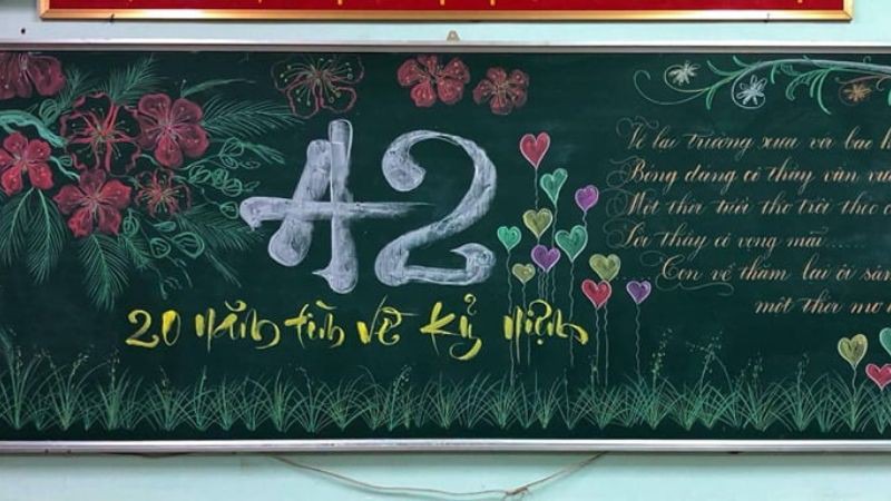 Trang trí bảng kỉ niệm