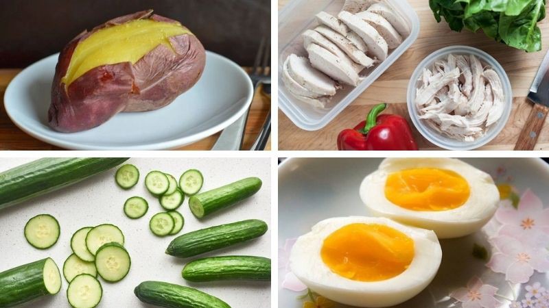 Bữa ăn đơn giản dưới 500 calo
