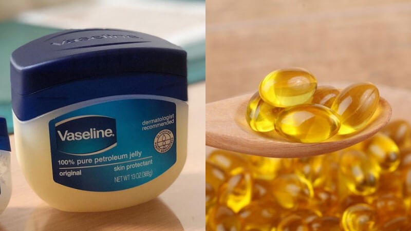 Cách làm dài lông mi bằng Vaseline kết hợp với vitamin E