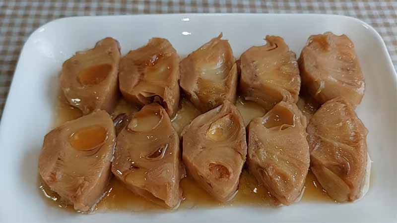 Mít non hầm dừa