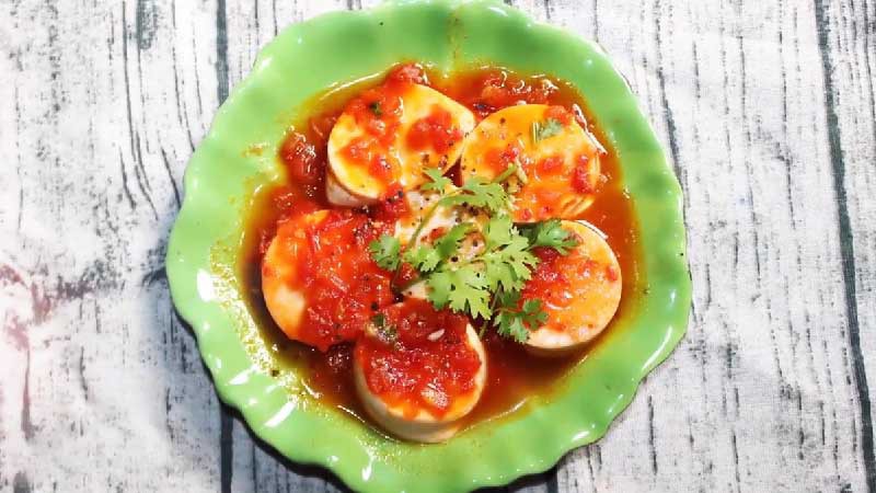 Đậu hũ non sốt cà chua