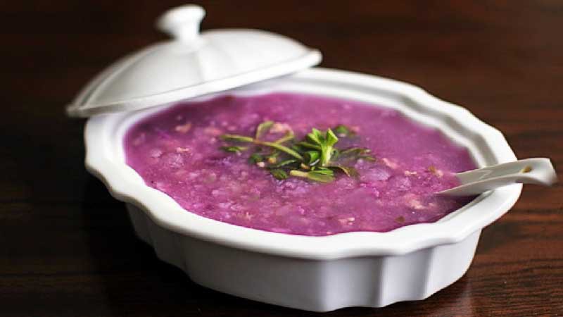 Canh khoai mỡ chay