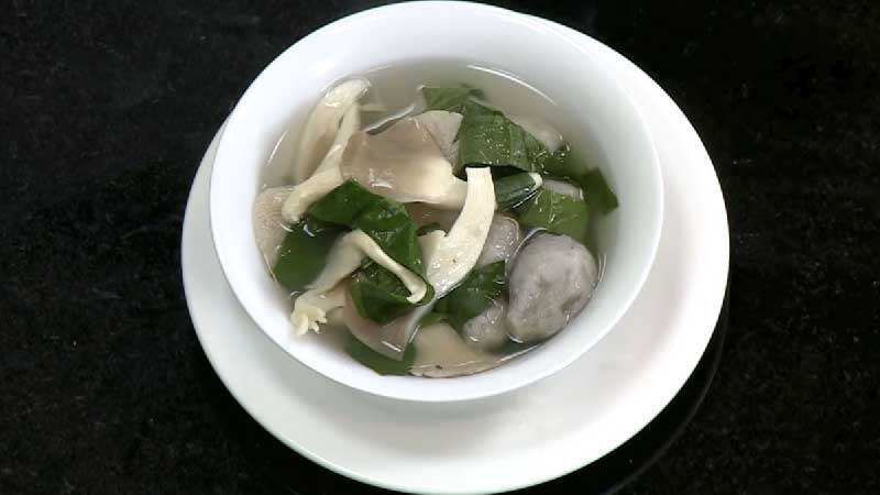 Canh củ khoai môn chay