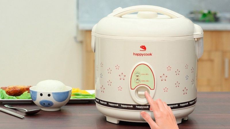 Nồi cơm điện không bật nấc