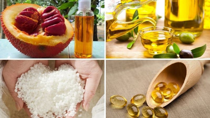 Nguyên liệu làm son bằng dầu gấc