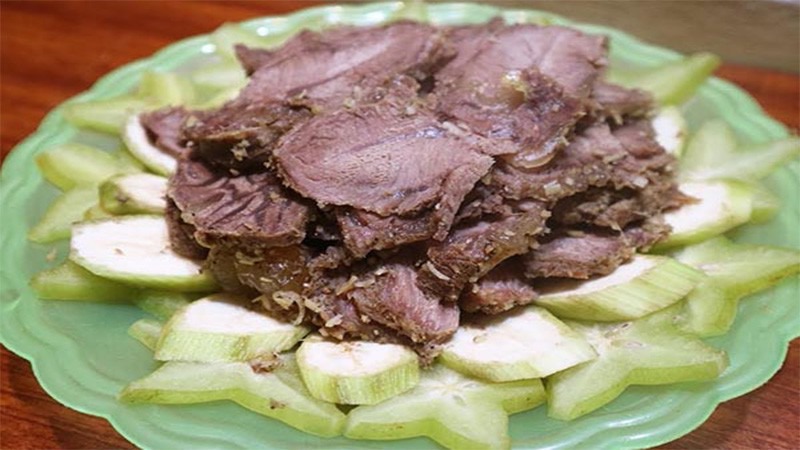 Bắp bò hầm bia sả