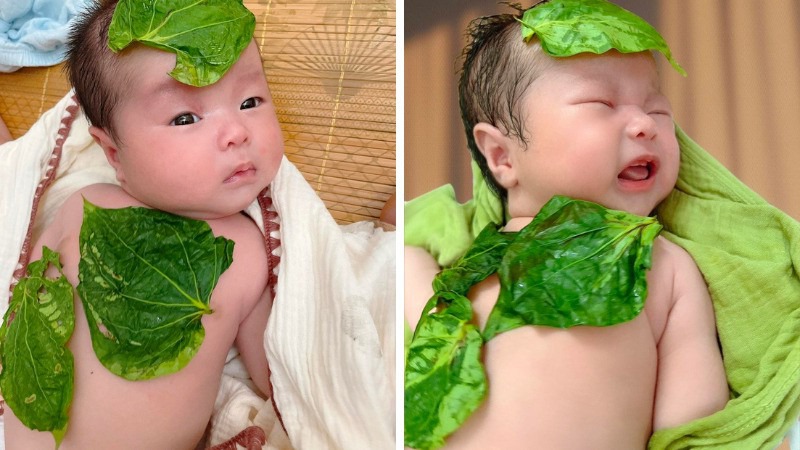 Nếu quyết định hơ lá trầu không cho bé, bạn cần cẩn thận với nhiệt độ
