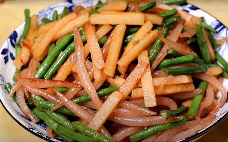 Bỏ túi cách làm dìn chấy xào chao đỏ ngon bá cháy của người Hoa