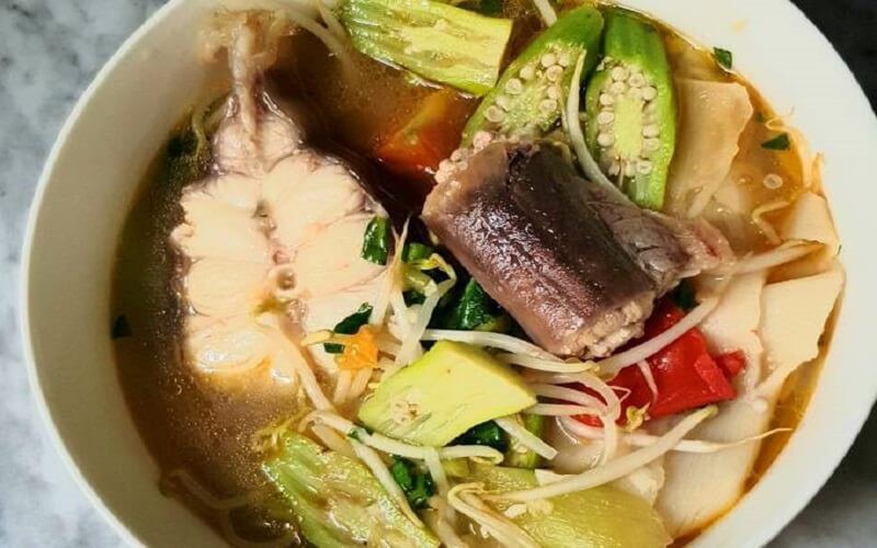 Cá nhám nấu canh chua