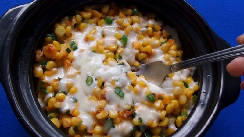 Bắp nếp xào phô mai
