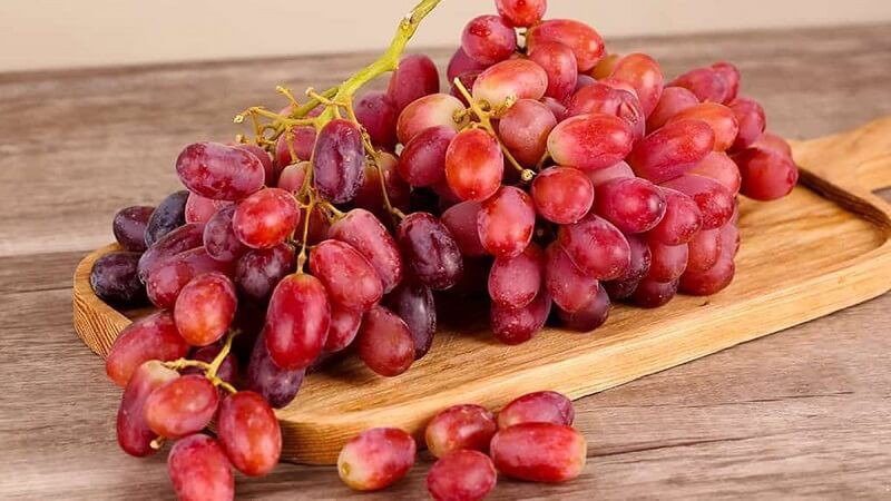 Nho chứa nhiều hoạt chất axit và resveratrol có tác dụng gia tăng hoạt động thần kinh