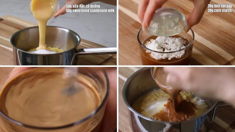 Chế biến nhân bánh