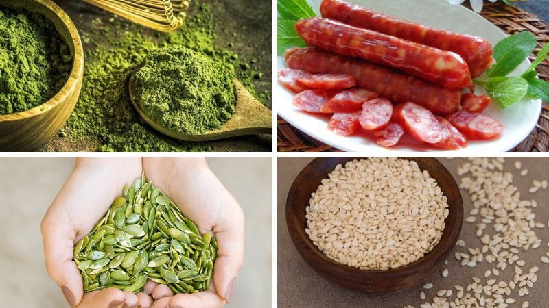 Nguyên liệu làm bánh trung thu trà xanh