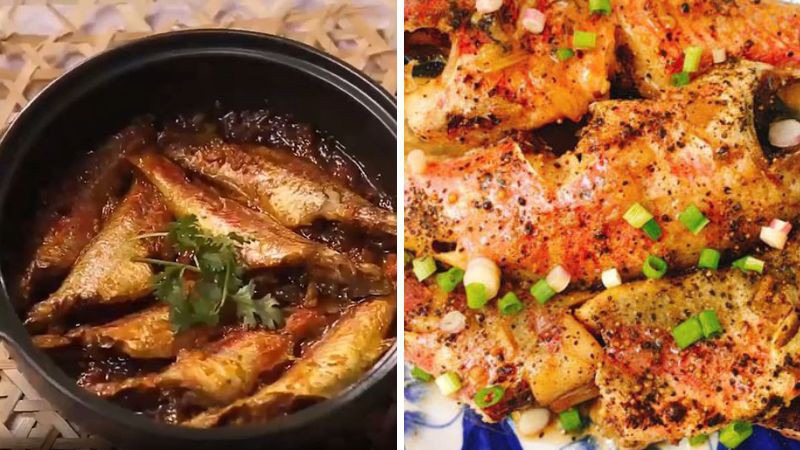 Cá phèn kho nghệ 