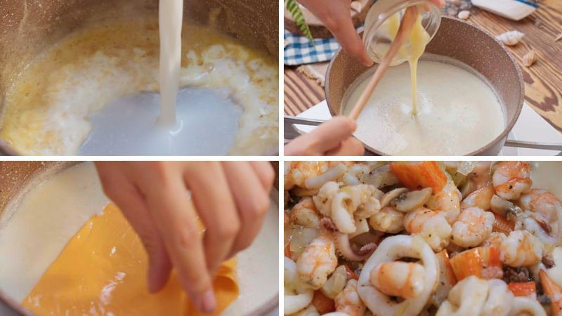 Làm sốt phô mai