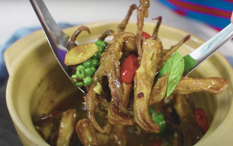 Thành phẩm lưỡi vịt sapo
