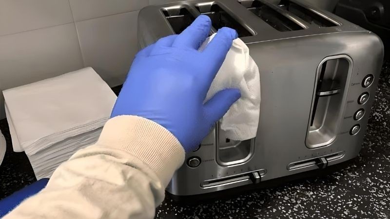 Lưu ý khi vệ sinh máy nướng bánh mì
