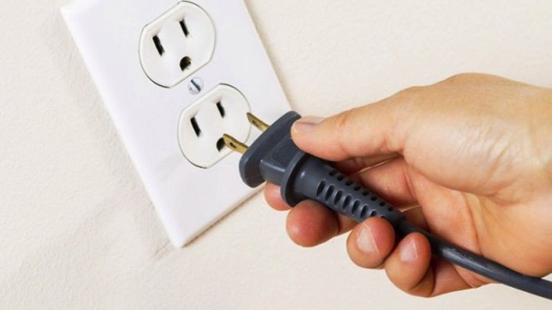 Ngắt nguồn điện của quạt hộp