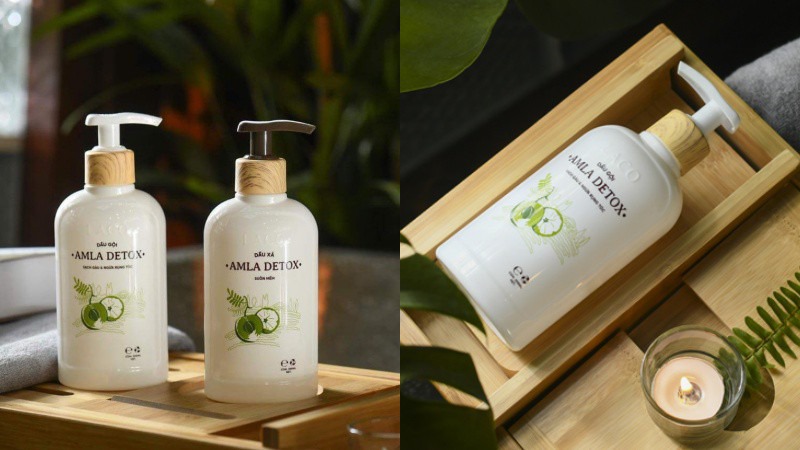 Dầu gội cặp Alma Detox