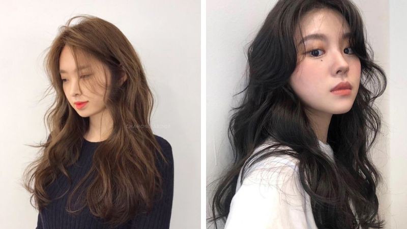 Kiểu tóc uốn xoăn lơi gợn sóng