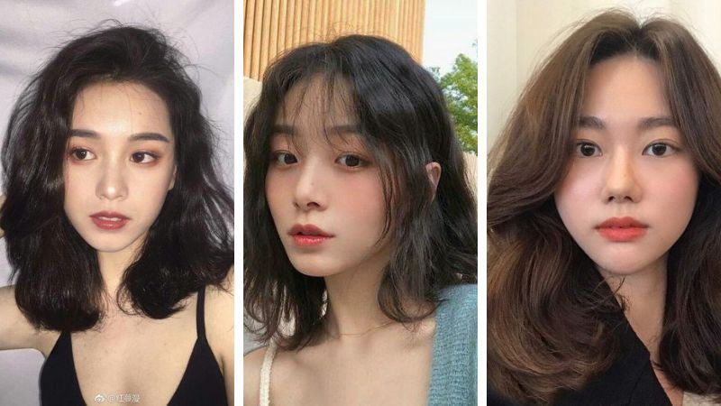 Tóc xoăn sóng lơi layer ngang vai