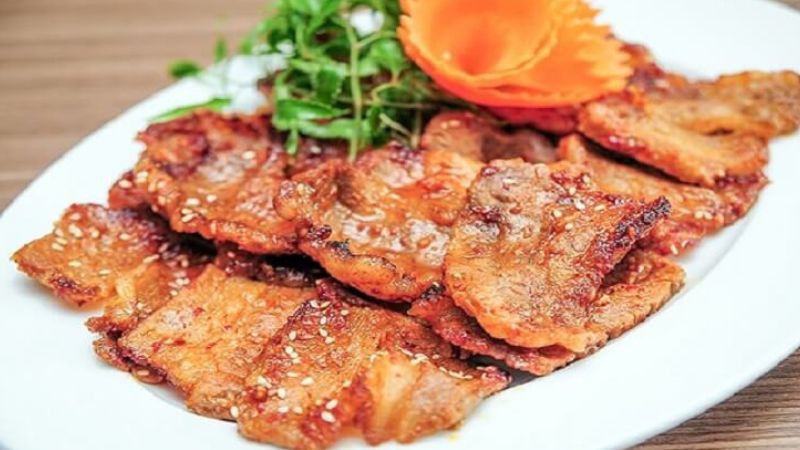 Gù bò nướng