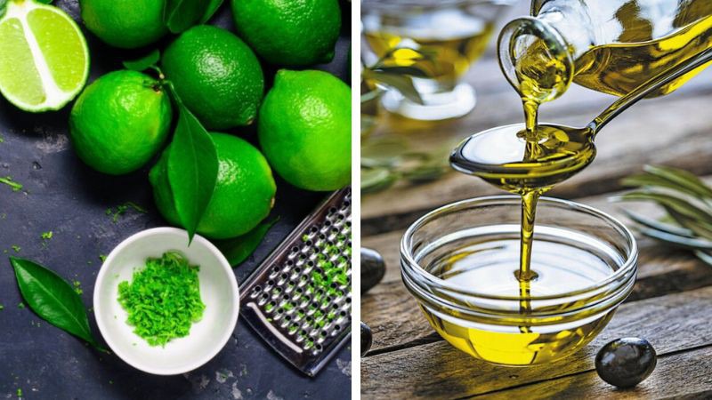 Cách dùng chanh tươi và dầu oliu giúp chân mày mọc nhiều