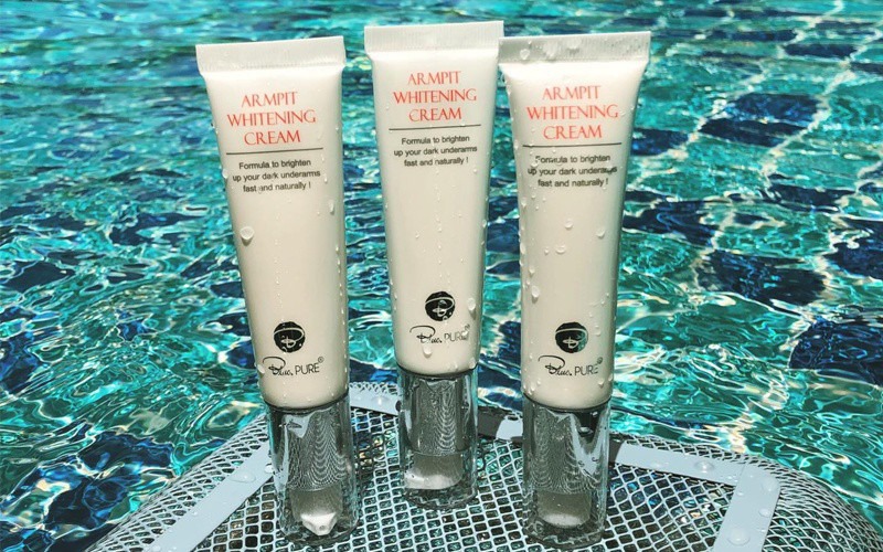 Kem Trị Thâm Nách, Dưỡng Trắng Da Vùng Nách Armpit Whitening Cream Blue Pure Của Úc