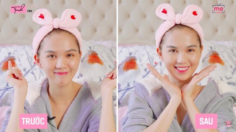 Ngọc Trinh hướng dẫn các bước trang điểm hoàn hảo chỉ trong 5 phút