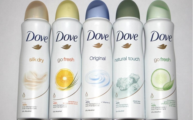 Xịt khử mùi Dove