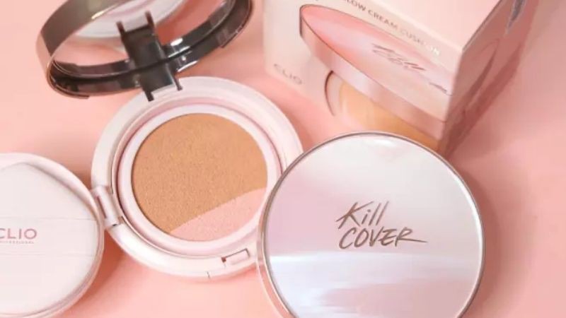 Phấn nước Cover Glow Cushion thích hợp với những làn da khô.