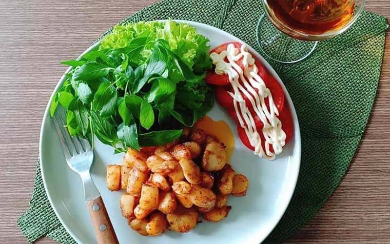 Cồi sò mai sốt bơ cay