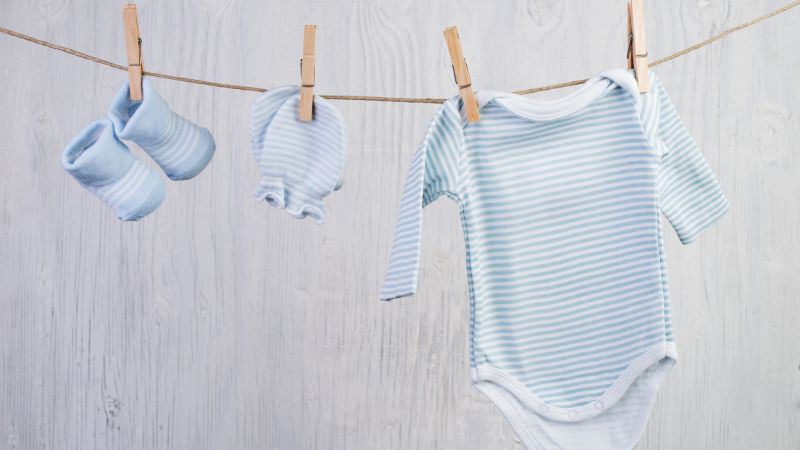 Những vật dụng của bé cần giặt trước khi sinh