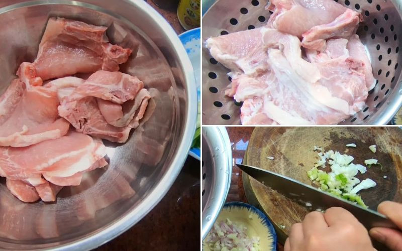 Sơ chế nguyên liệu