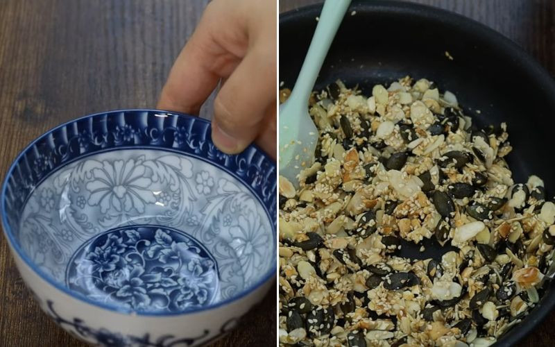  Trộn sốt vào hạt